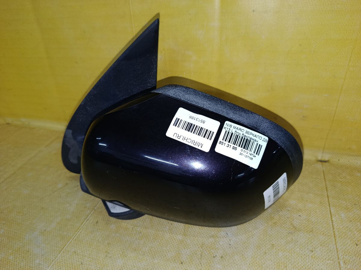 Зеркало двери боковой на Nissan March K13 Фото 3
