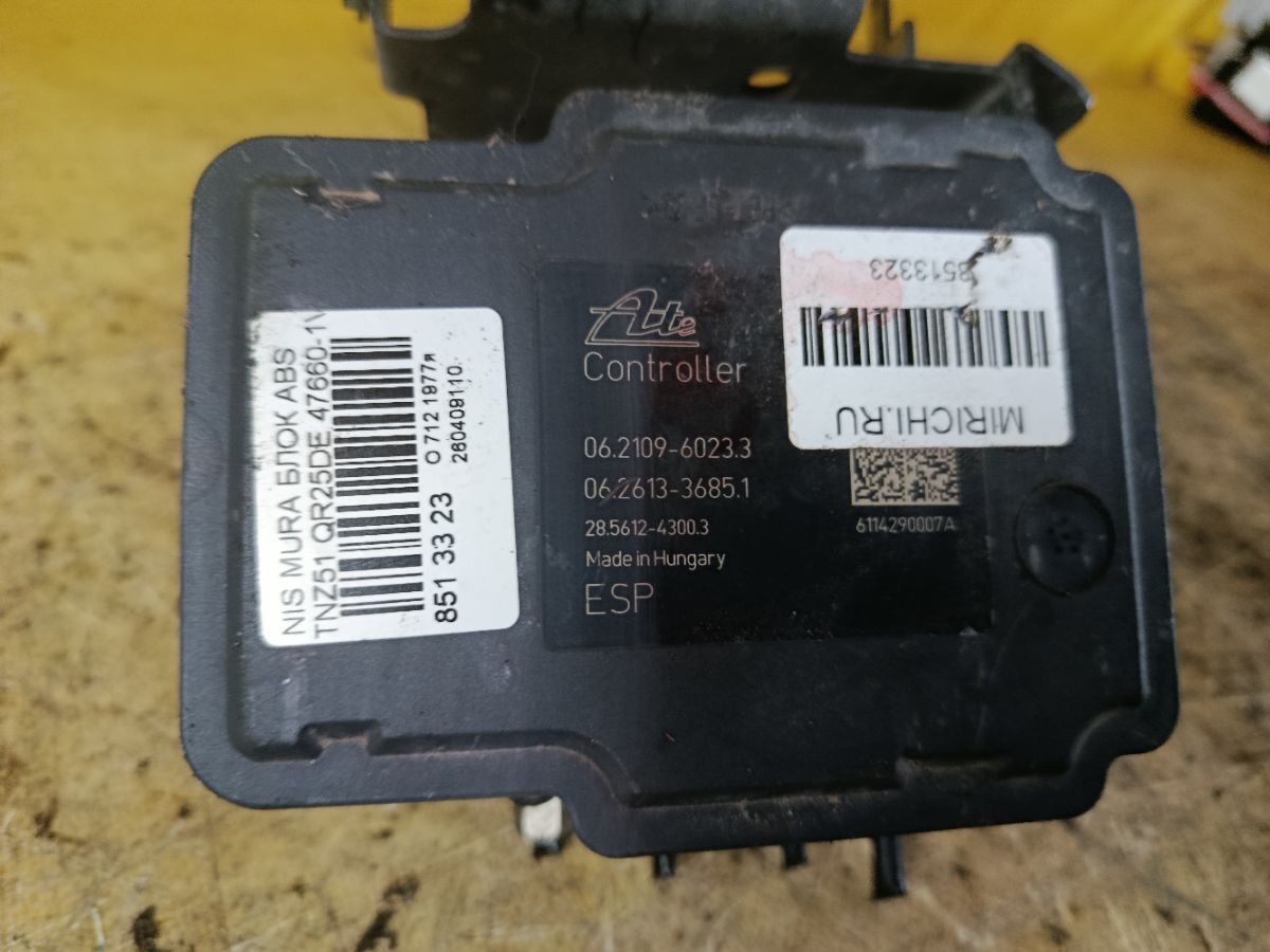 Блок ABS 47660-1V40A на Nissan Murano TNZ51 QR25DE Фото 4