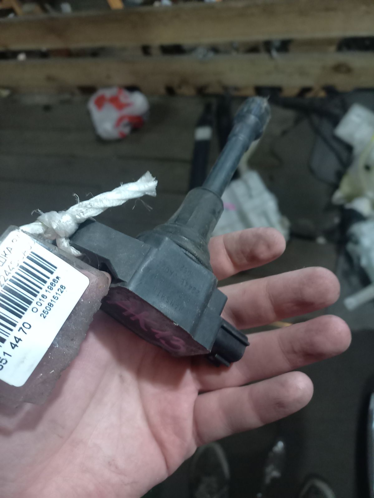 Катушка зажигания 22448-JA00C, 22448 ED000, LC-016-7208 на Nissan March K13 HR12DE Фото 7