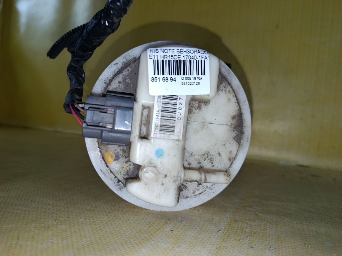 Бензонасос 17040-1FA1A на Nissan Note E11 HR15DE Фото 7