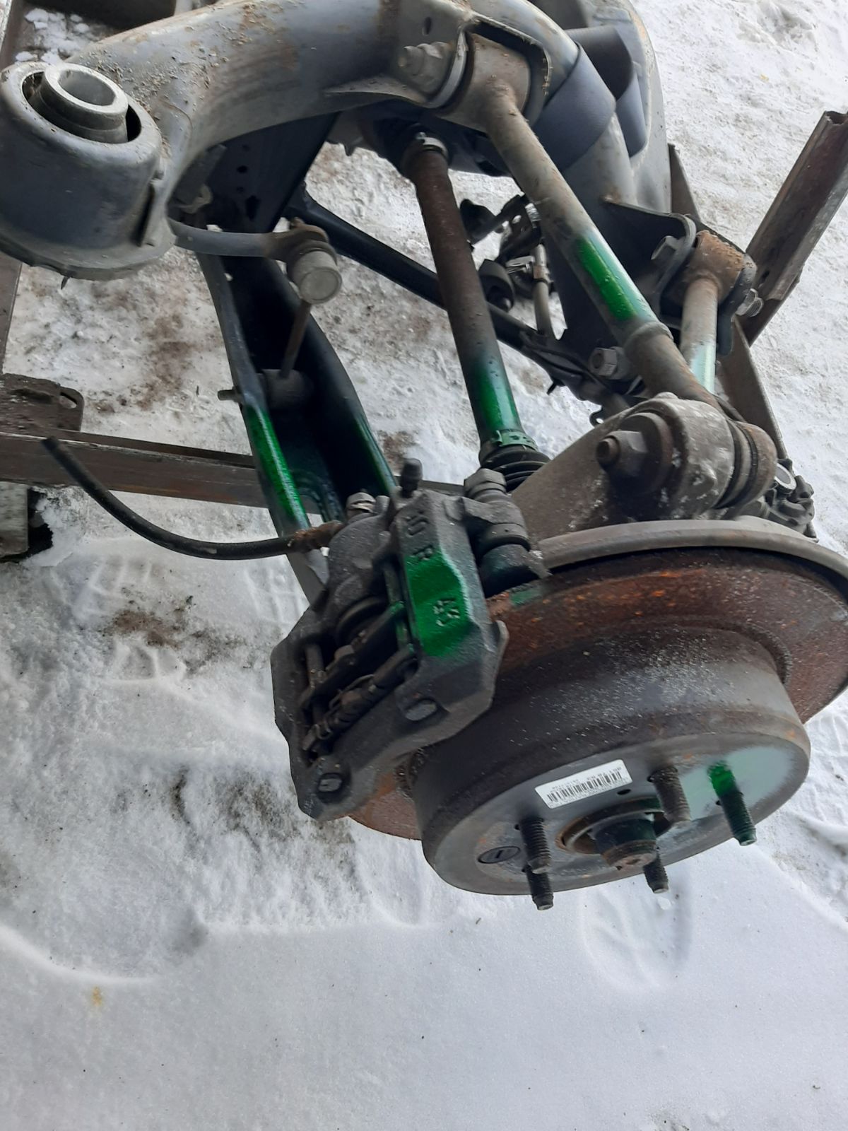 Балка подвески 51206-30080 на Toyota Crown GRS182 3GR-FSE Фото 24