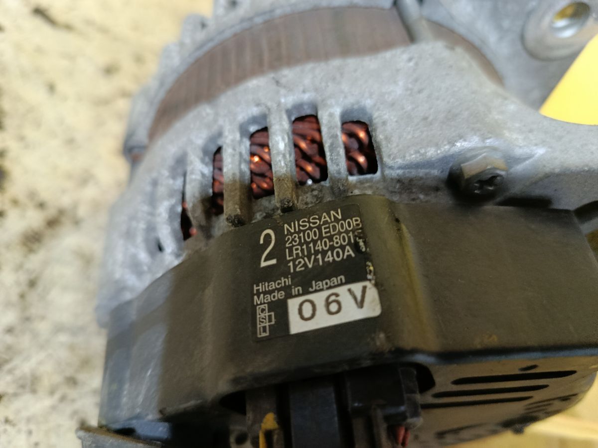 Генератор 23100-ED00B на Nissan Tiida C11 HR15DE Фото 5