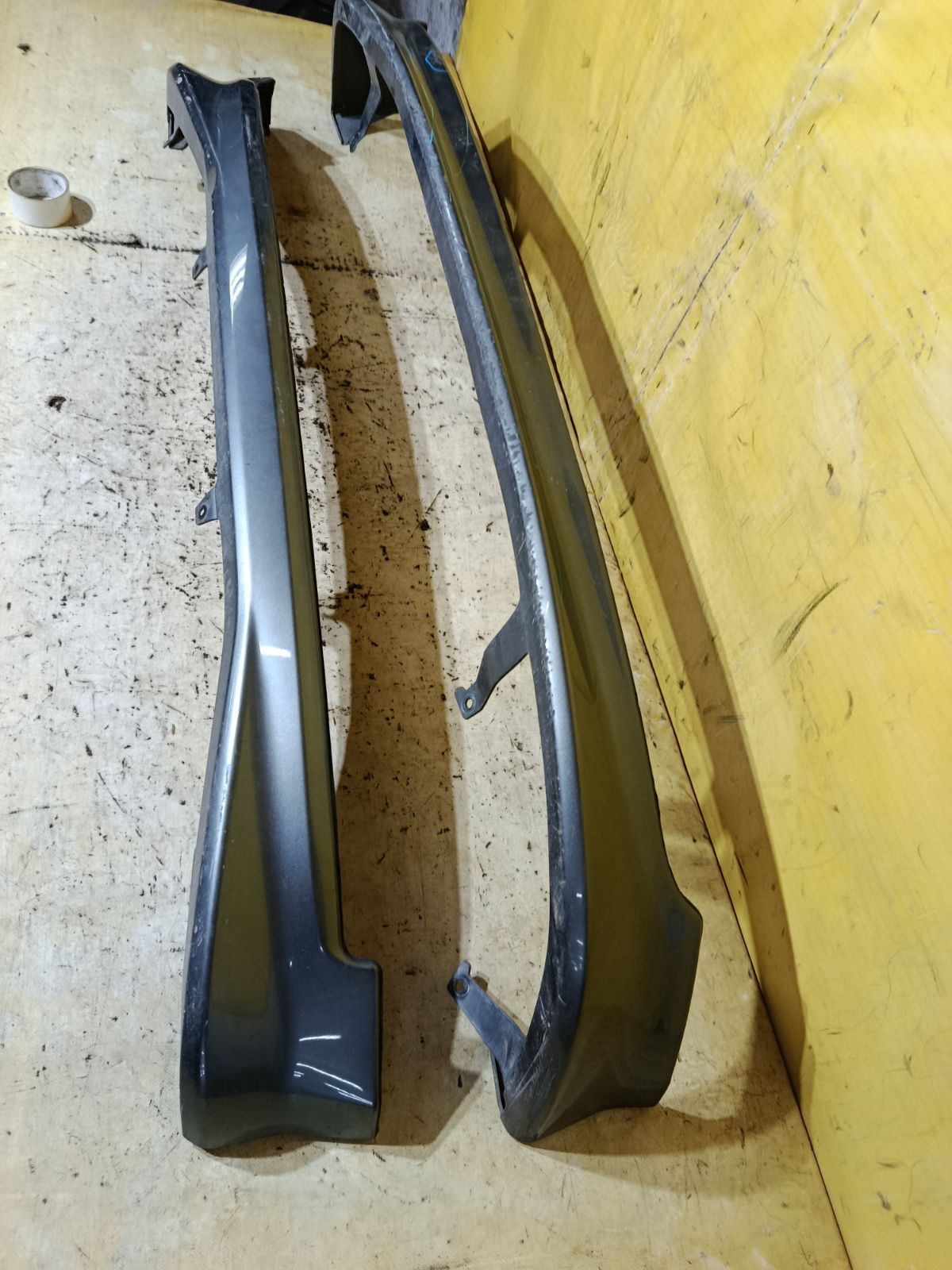 Порог кузова пластиковый ( обвес ) на Nissan Note E11 Фото 11