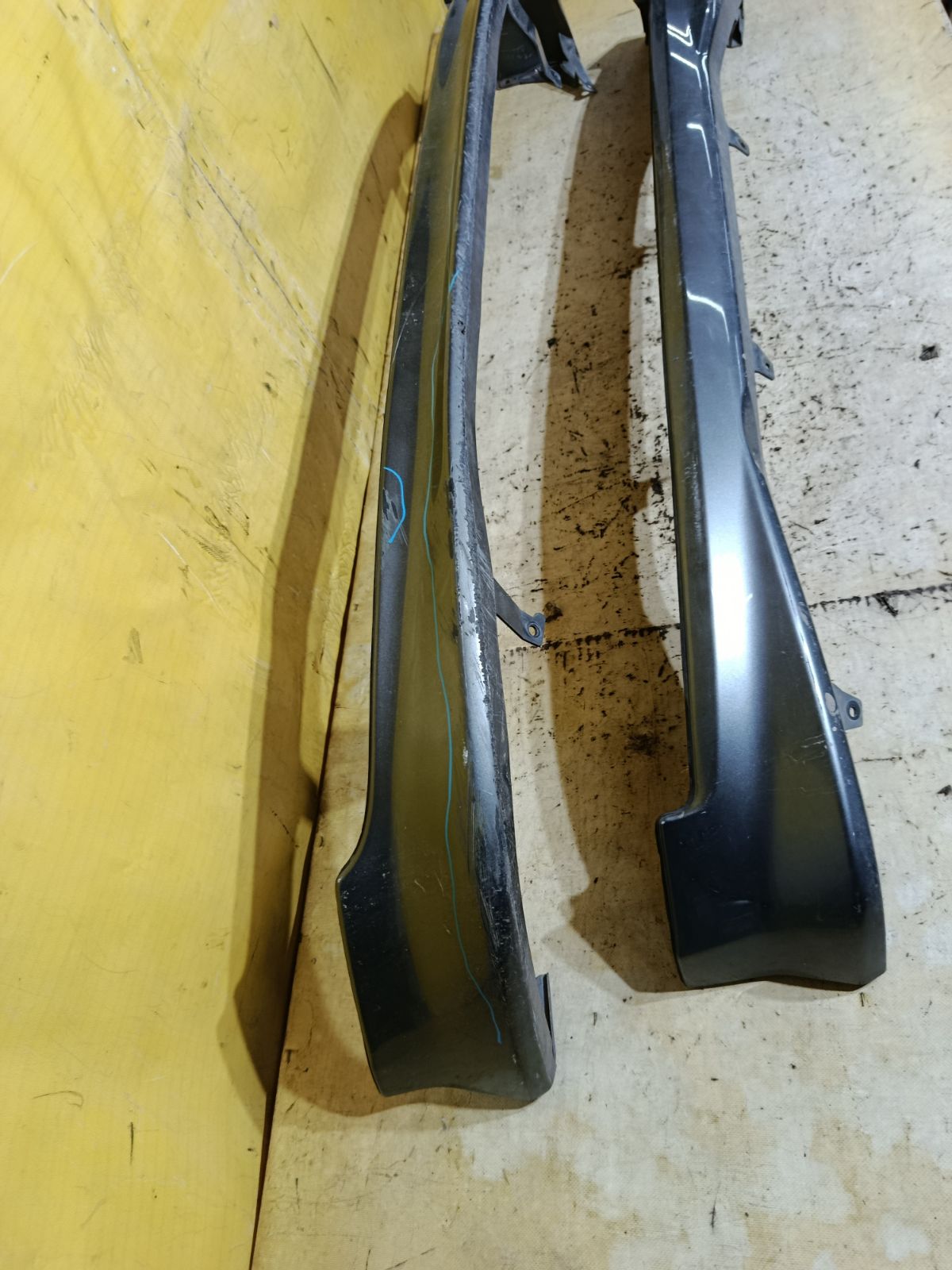 Порог кузова пластиковый ( обвес ) на Nissan Note E11 Фото 12