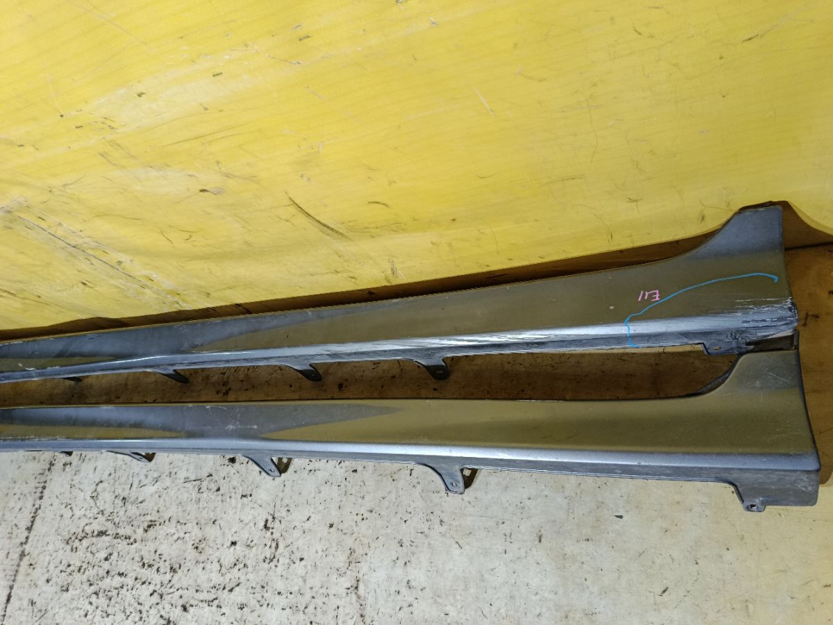 Порог кузова пластиковый ( обвес ) на Nissan Note E11 Фото 5