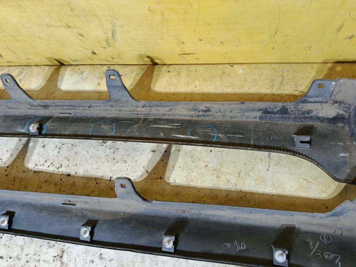 Порог кузова пластиковый ( обвес ) на Nissan Note E11 Фото 10