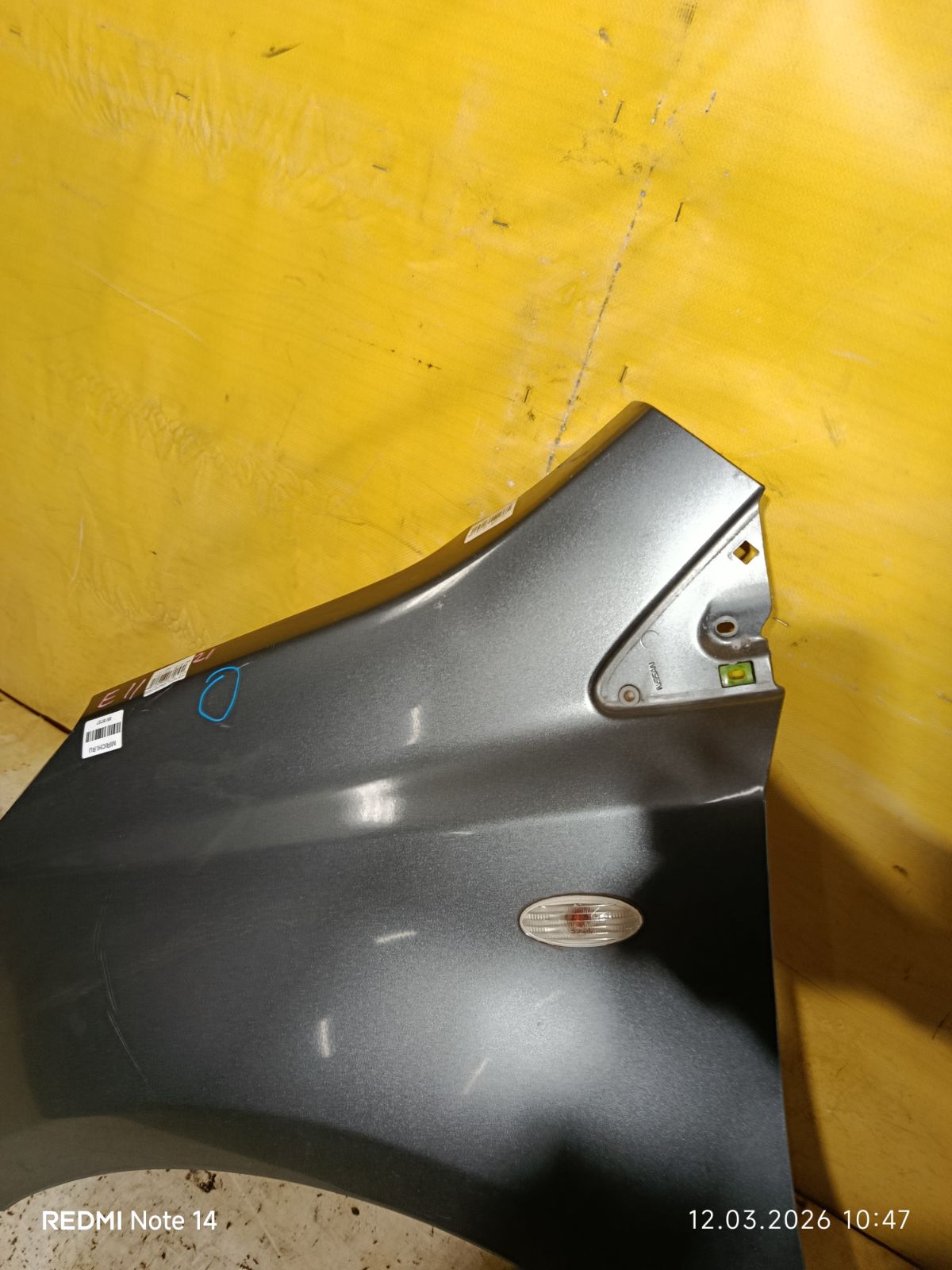 Крыло переднее на Nissan Note E11 Фото 7