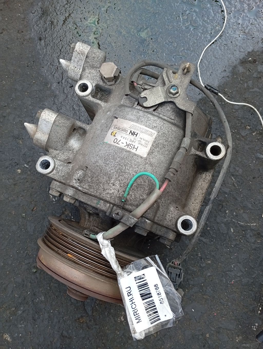 Компрессор кондиционера на Honda Fit GE6 L13A Фото 1