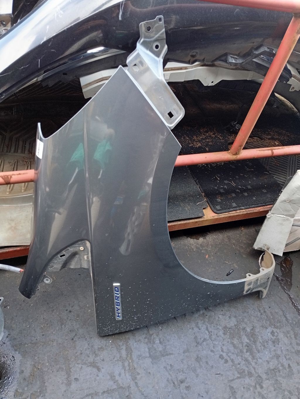 Крыло переднее на Honda Fit Shuttle GP2 Фото 2