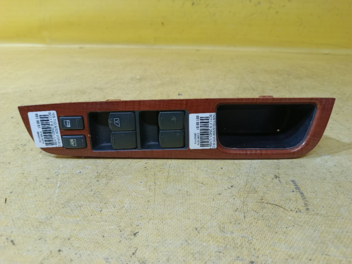 Блок упр-я стеклоподъемниками 25401-1JY5B на Nissan Tiida Latio SC11 Фото 3