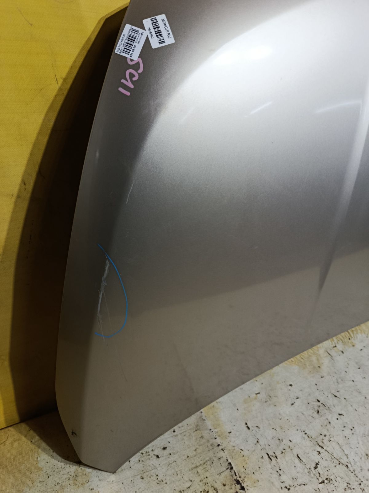 Капот DS20100A, F5100 ED0MM, F5100ED0MM, F510M ED0MA, F510MED0MA, NS01080AA, STDTW50150, SYNS036G002 на Nissan Tiida Latio SC11 Фото 5