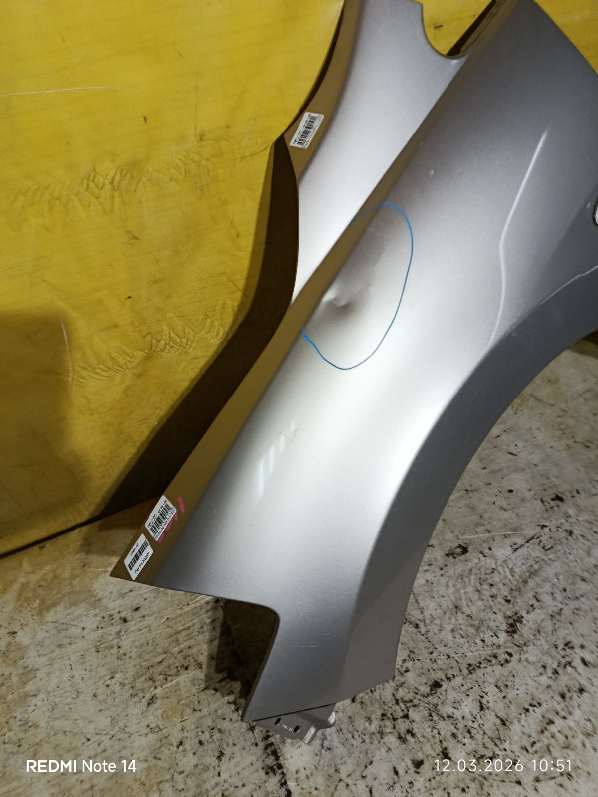 Крыло переднее на Nissan Tiida Latio SC11 Фото 7