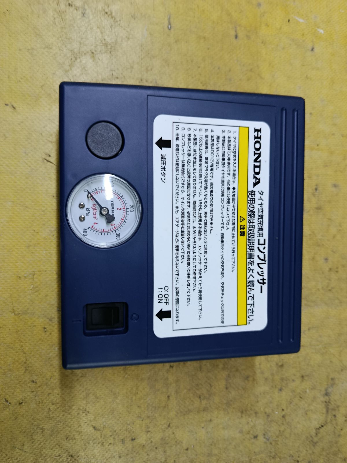 Компрессор для колес на Honda Фото 1