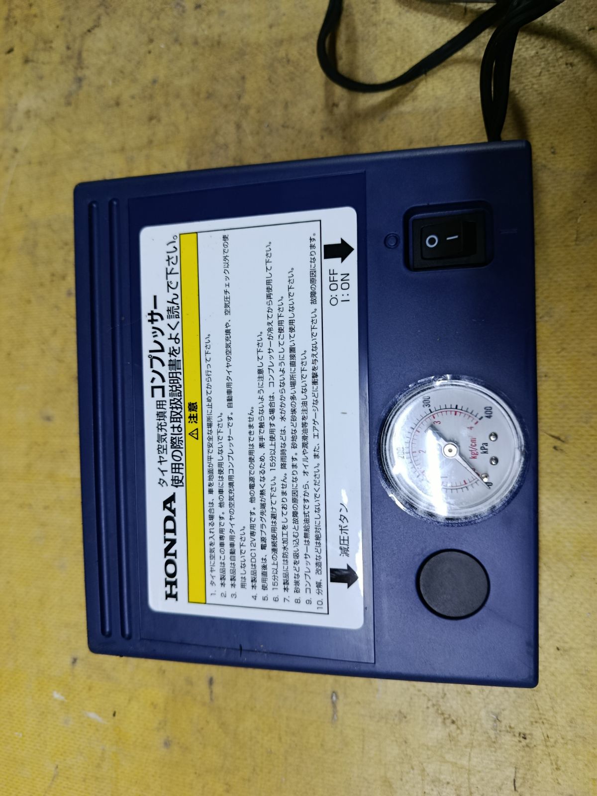 Компрессор для колес на Honda Фото 1