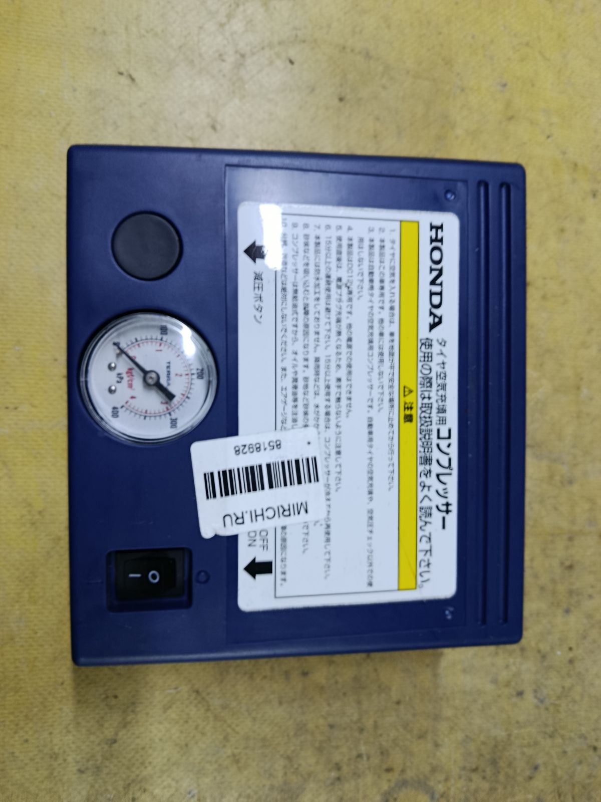 Компрессор для колес на Honda Фото 1