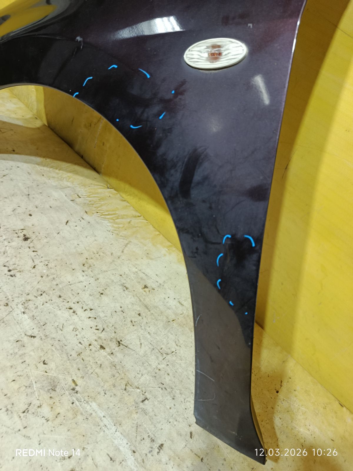 Крыло переднее на Nissan Tiida C11 Фото 5