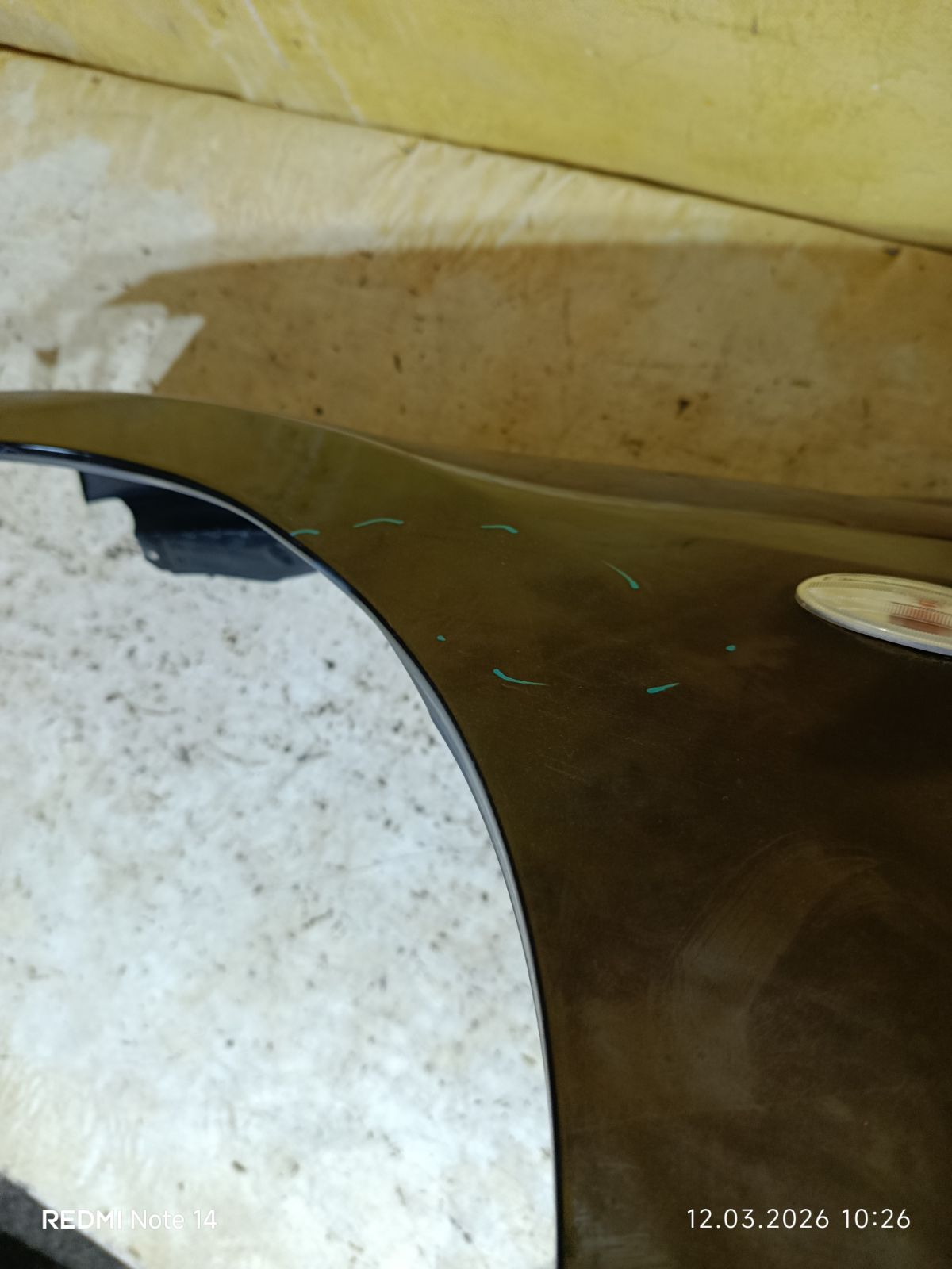 Крыло переднее на Nissan Tiida C11 Фото 6