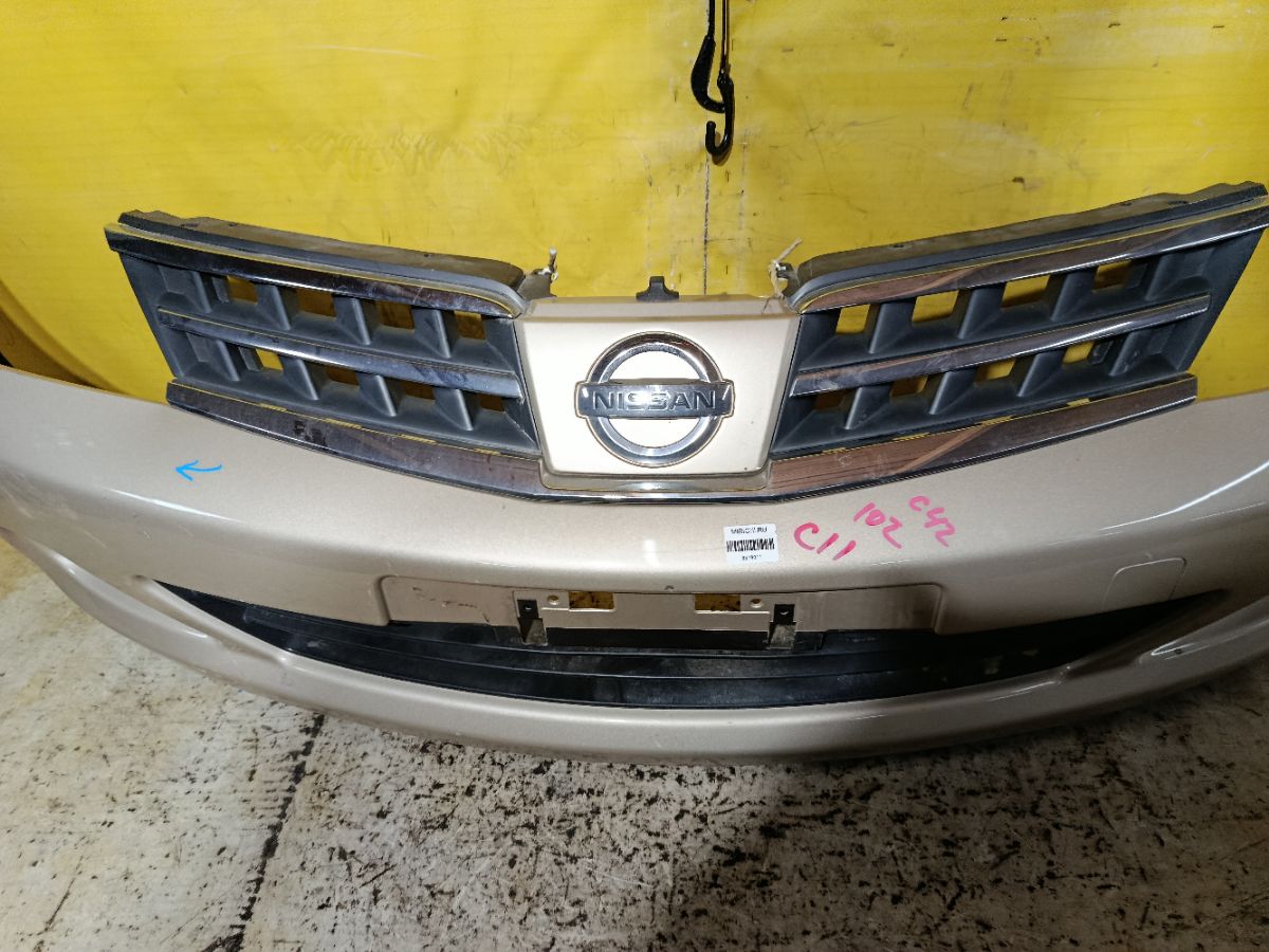 Бампер 02B2704 02B2704,62022-ED025, 62022ED025, 62022ED540, 62022EM00J, DS04213BA, DS04232BA, DS04232BB, DT20100000000, DT20200001000, GD6930, HQ62022EM00J, NS01001DB, NSL10507507, STDTW5000A0, U0505084, UNTEM622294 на Nissan Tiida C11 Фото 6