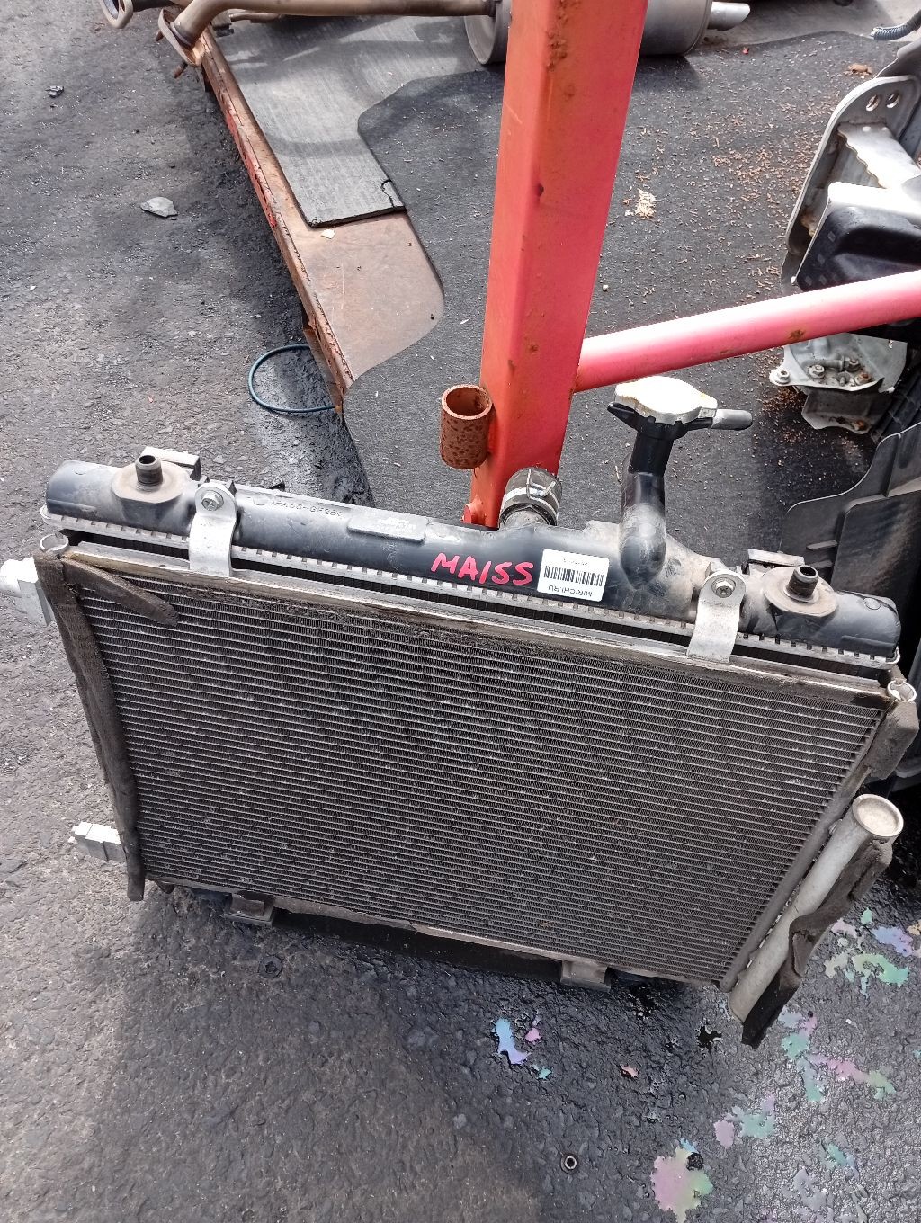 Радиатор ДВС на Suzuki Solio MA15S K12B Фото 4