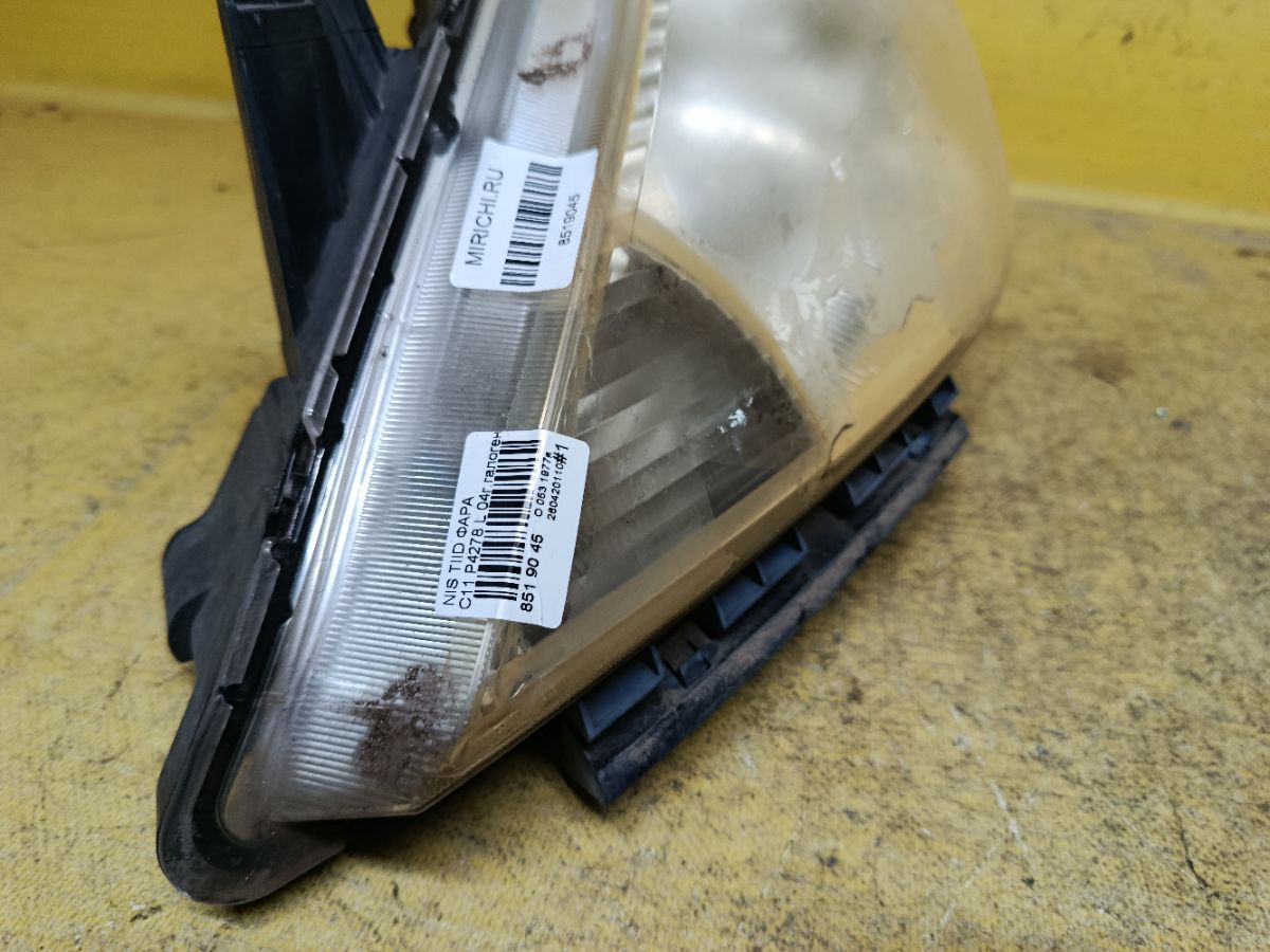 Фара P4278 P4278, на Nissan Tiida C11 Фото 3