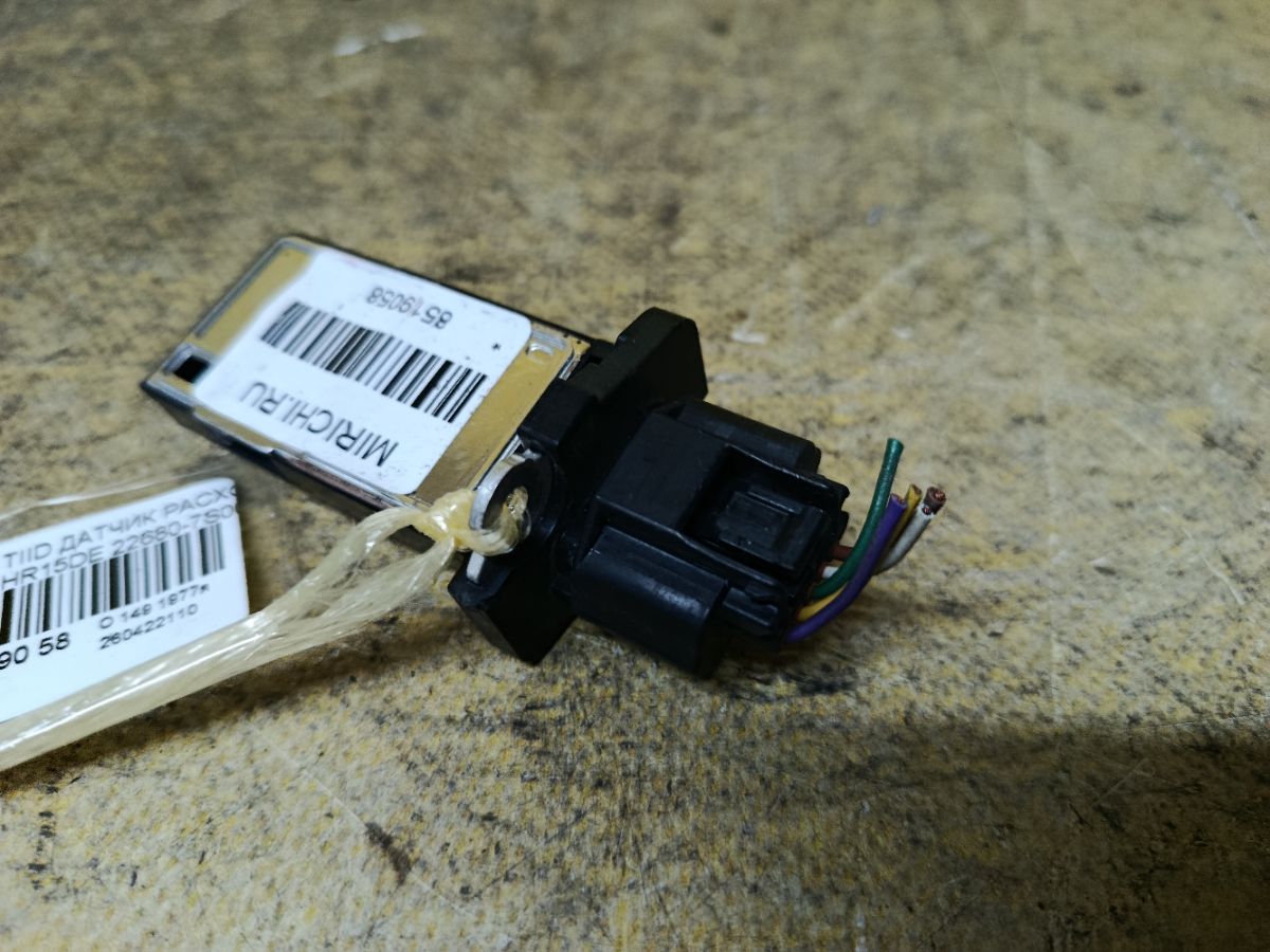 Датчик расхода воздуха 22680-7S000 на Nissan Tiida C11 HR15DE Фото 1