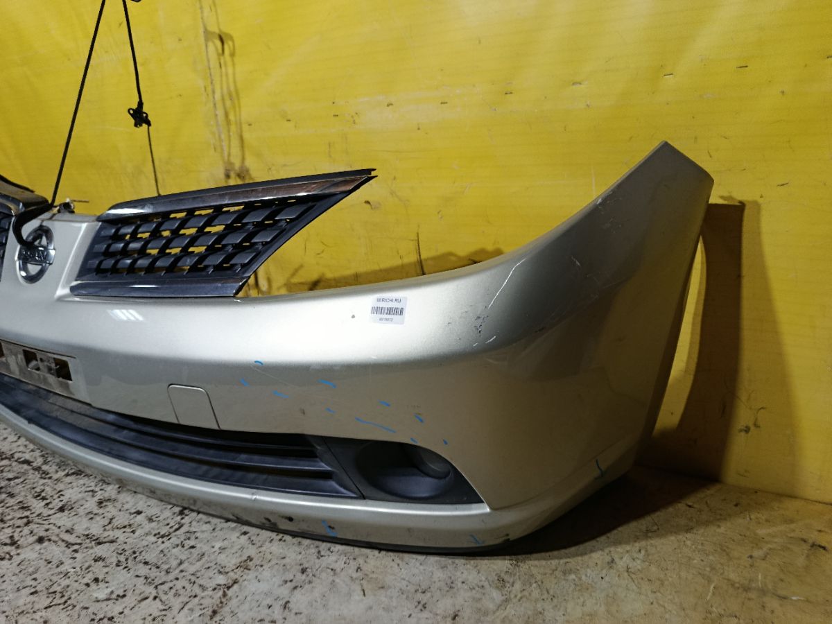 Бампер 02B2704 02B2704,62022-ED025, 62022ED025, 62022ED540, 62022EM00J, DS04213BA, DS04232BA, DS04232BB, DT20100000000, DT20200001000, GD6930, HQ62022EM00J, NS01001DB, NSL10507507, STDTW5000A0, U0505084, UNTEM622294 на Nissan Tiida C11 Фото 4