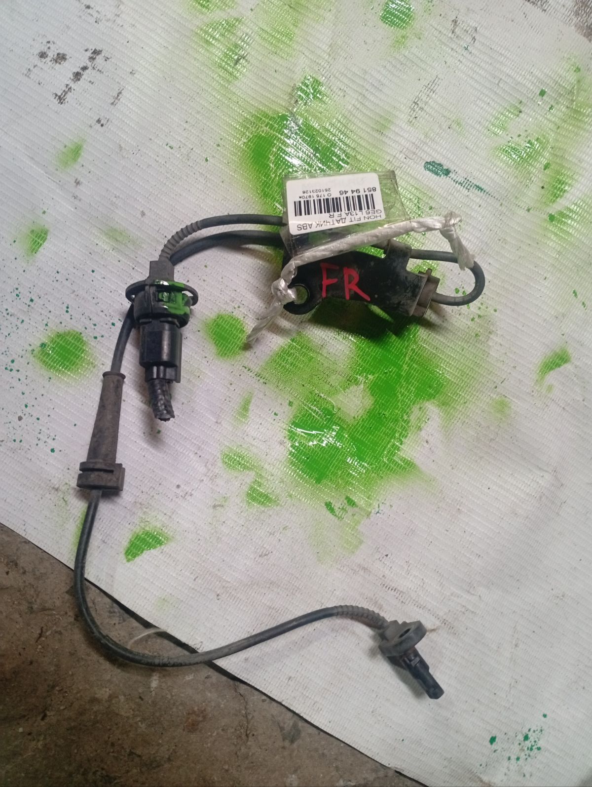 Датчик ABS 57450-TF0-003 на Honda Fit GE6 L13A Фото 5