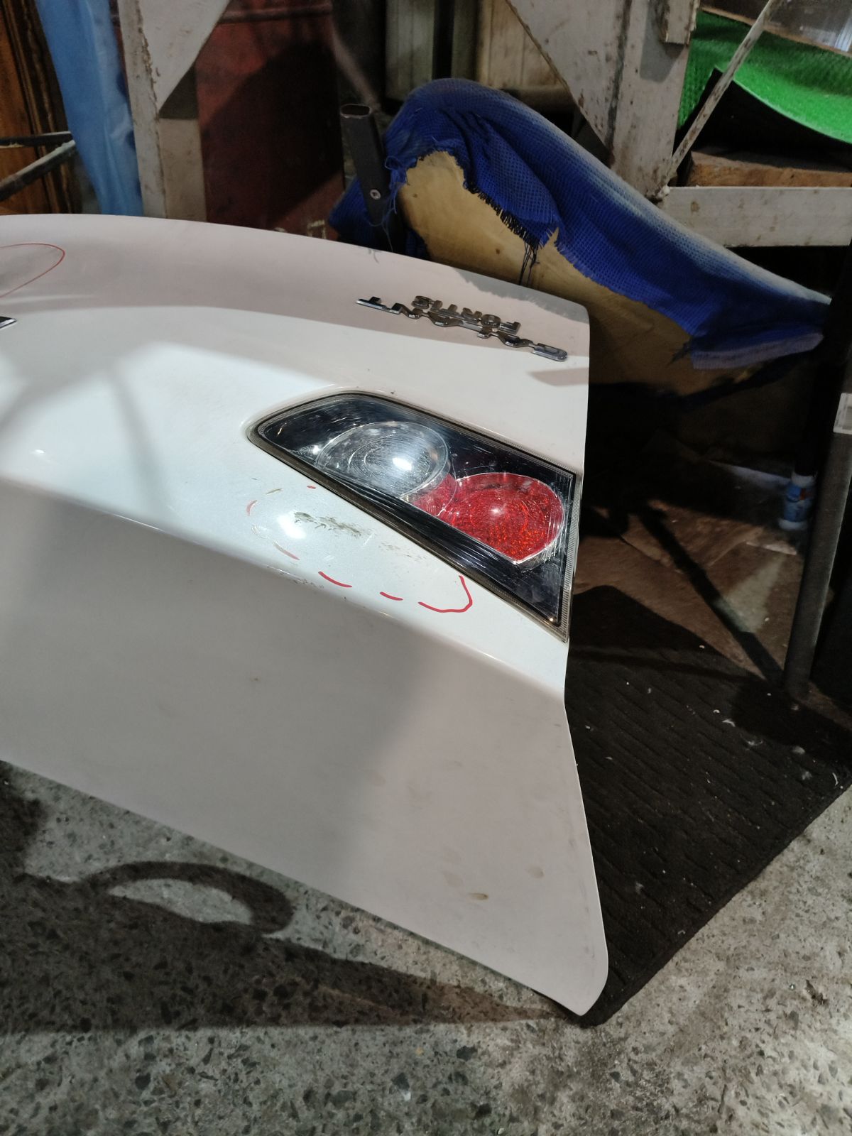 Крышка багажника P5614 P5614, на Mitsubishi Galant Fortis CY4A Фото 14