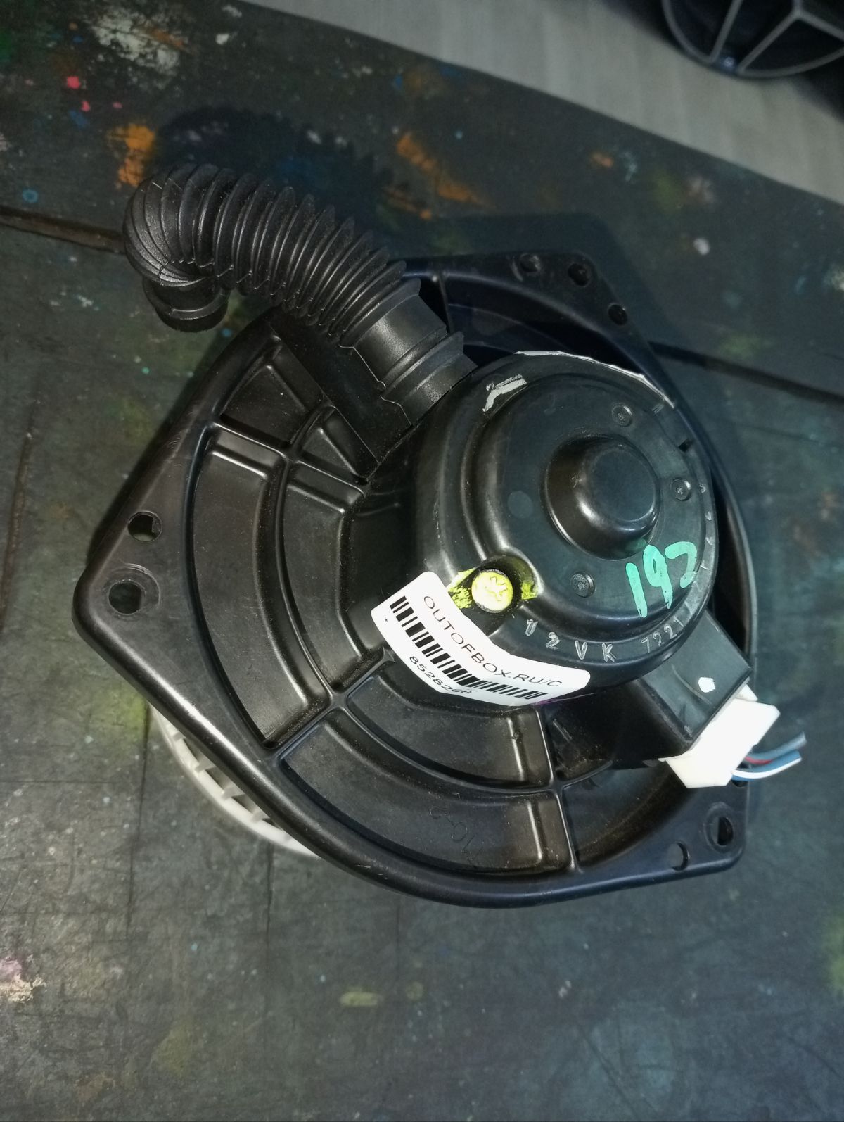 Мотор печки 2722072B00 на Nissan Cube AZ10 Фото 4