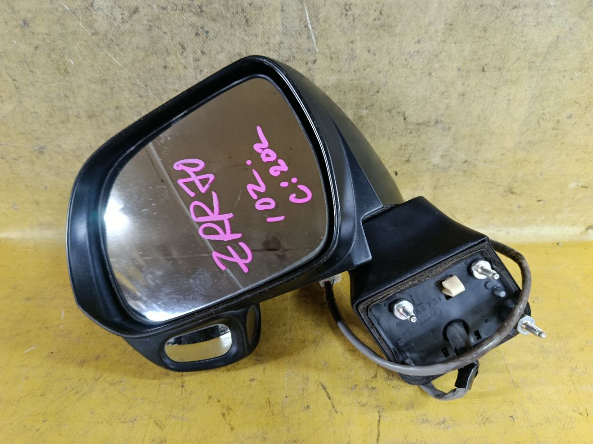 Зеркало двери боковой на Toyota Noah ZRR70G Фото 7