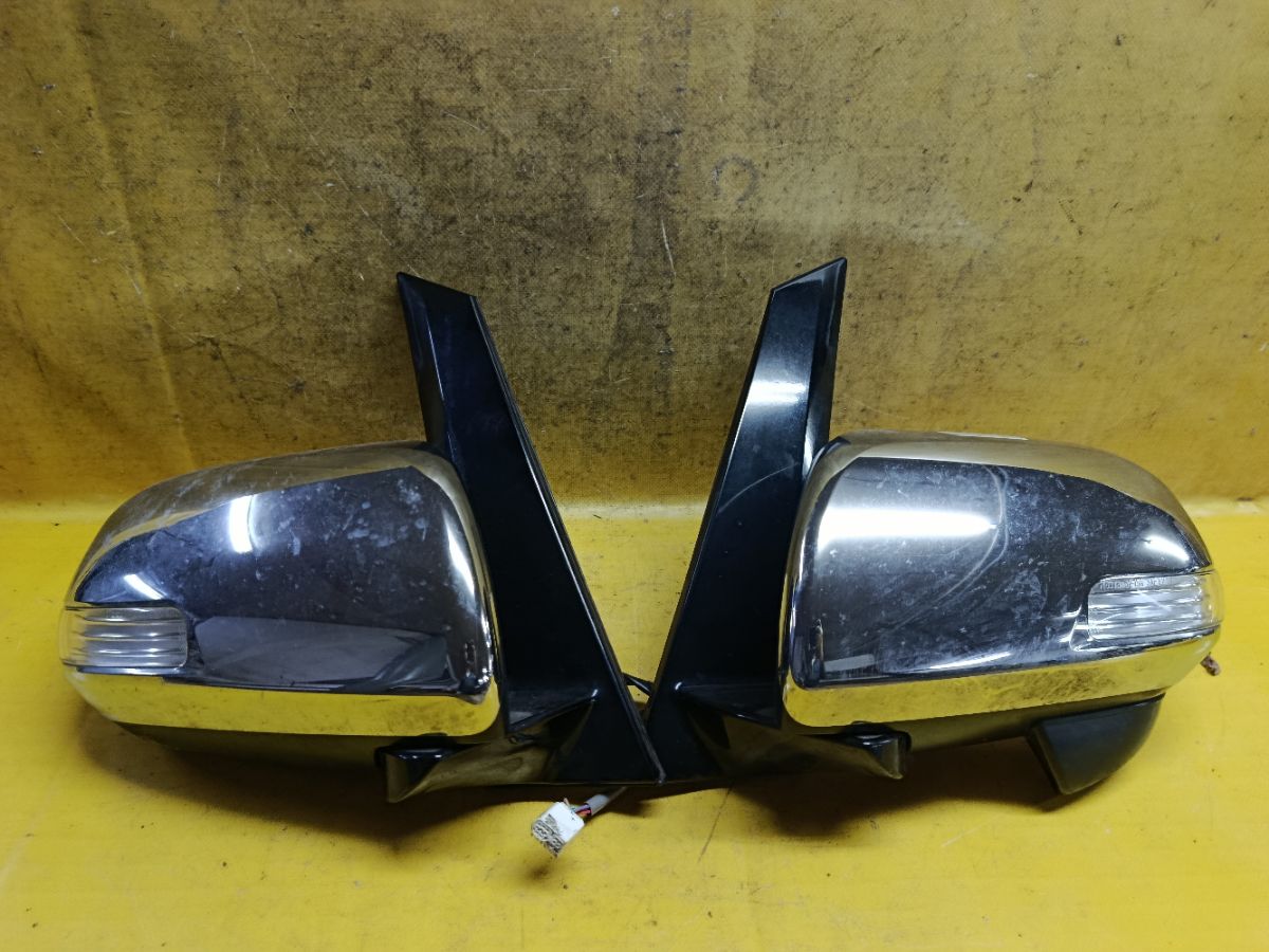 Зеркало двери боковой на Toyota Estima Hybrid AHR20W Фото 3