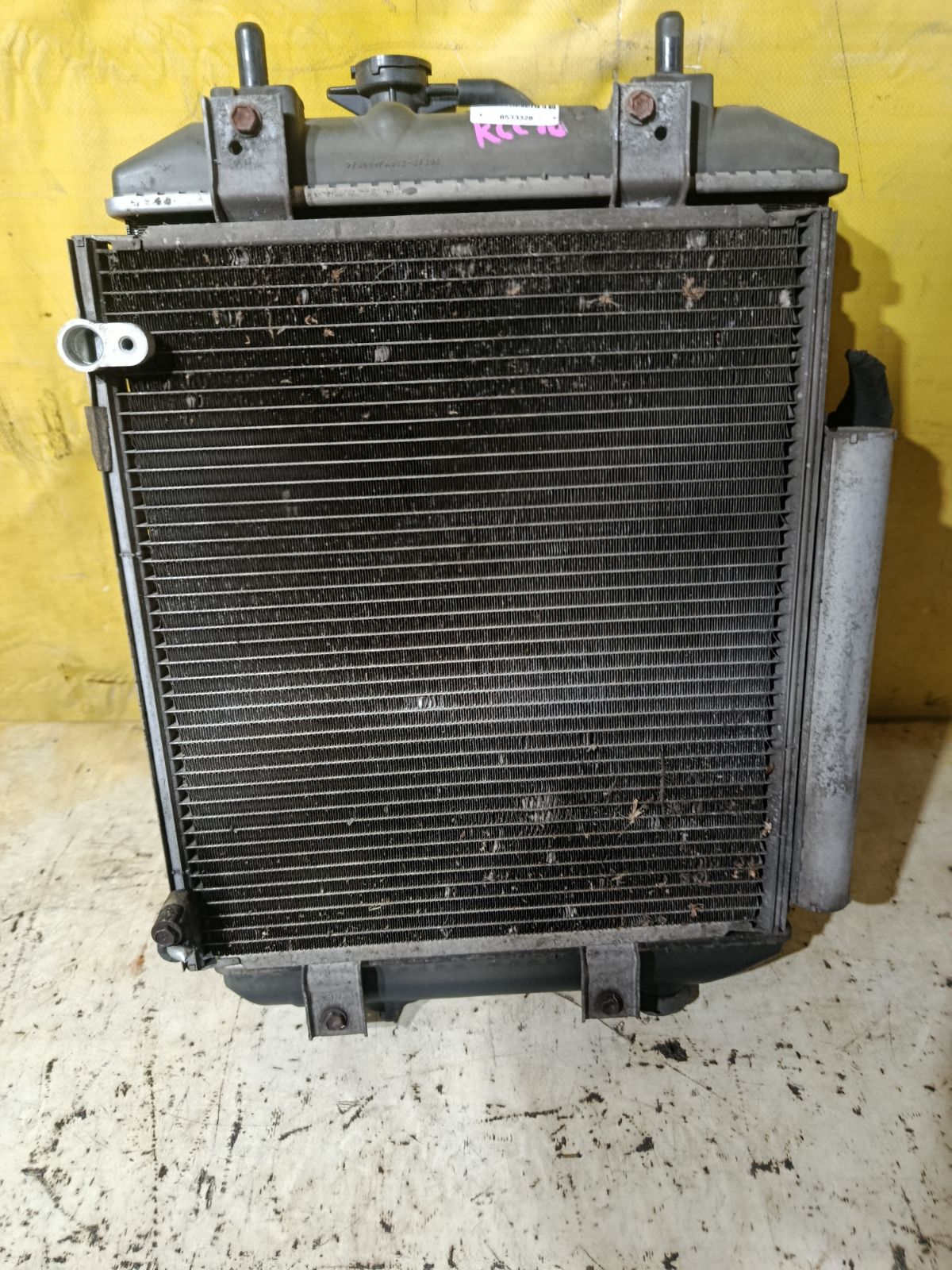 Радиатор ДВС 16400-B1020, 16400-B1021, FX-036-9997, FX-036-9997A, TD-036-9997, TD-036-9997A на Toyota Passo KGC10 1KR-FE Фото 3