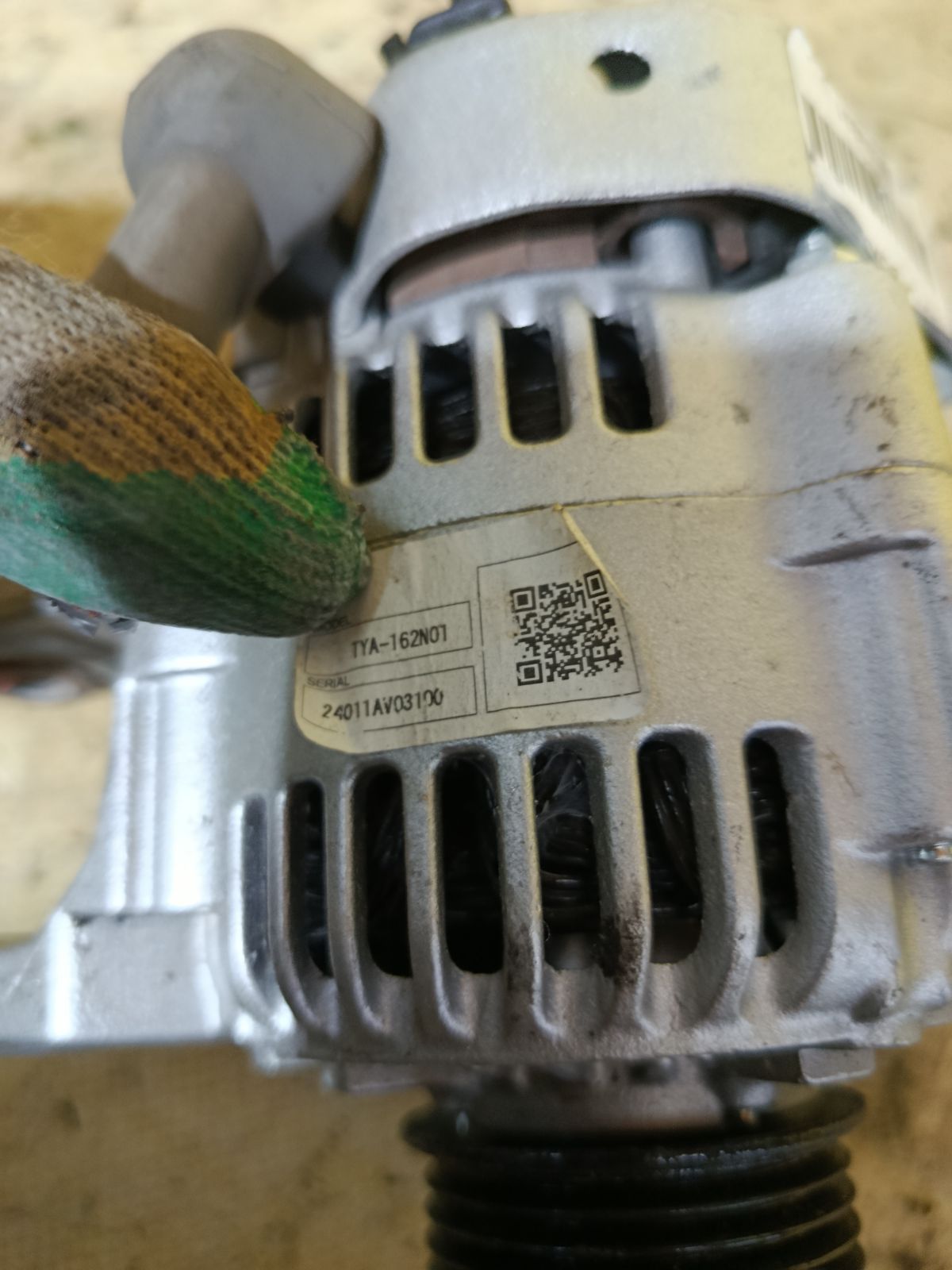 Генератор на Toyota Passo KGC10 1KR-FE Фото 6