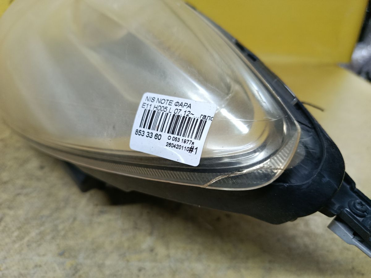 Фара H005 H005, на Nissan Note E11 Фото 6