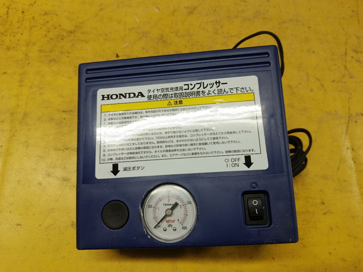 Компрессор для колес на Honda Фото 2