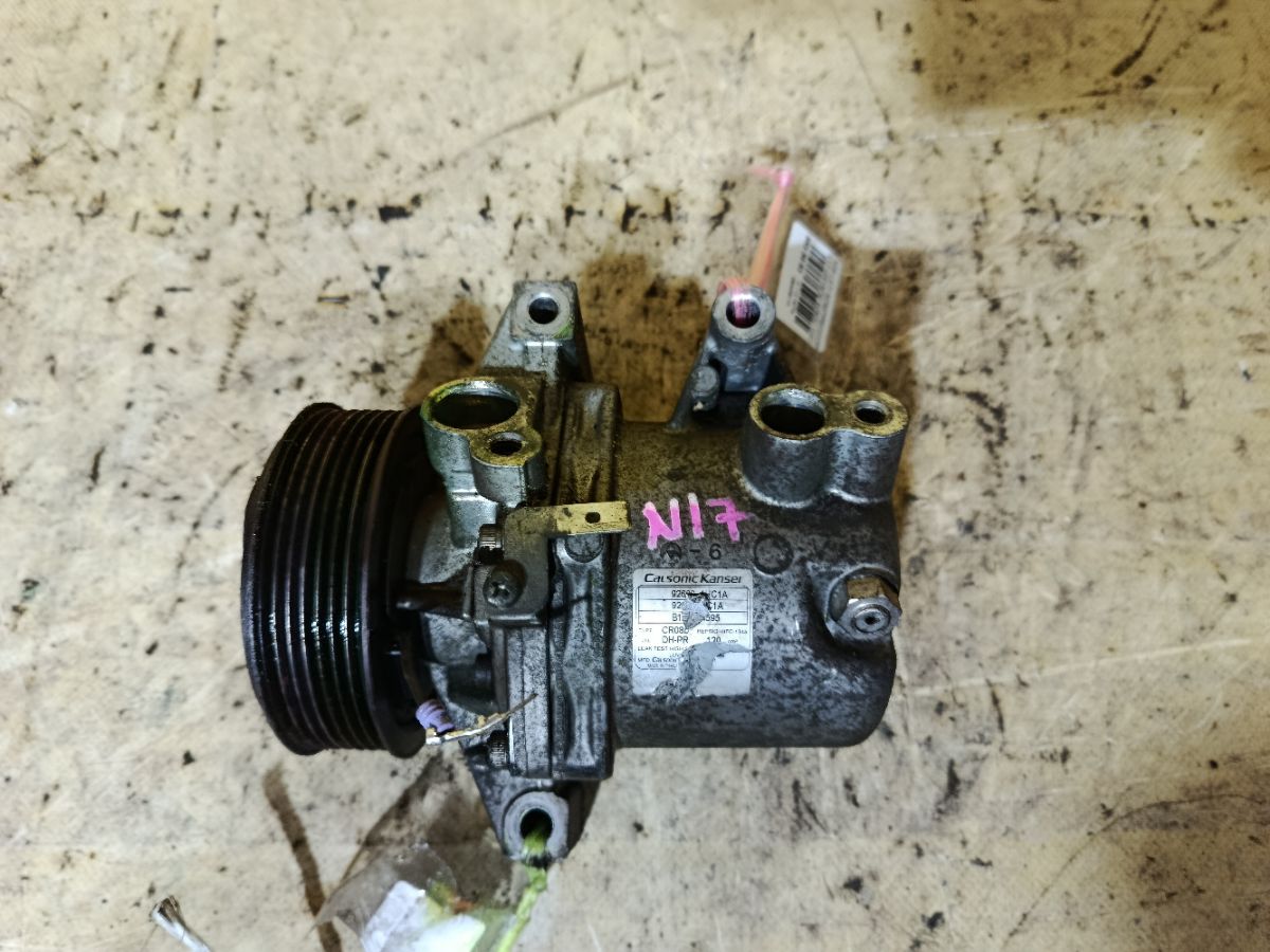 Компрессор кондиционера 92600-1HC1A на Nissan Latio N17 HR15DE Фото 3