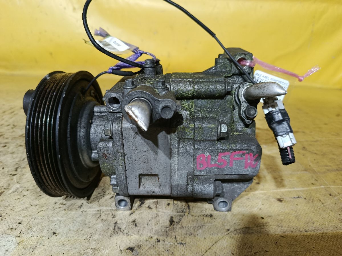 Компрессор кондиционера H12A1AX4EY на Mazda Axela BL5FW ZY-VE Фото 2
