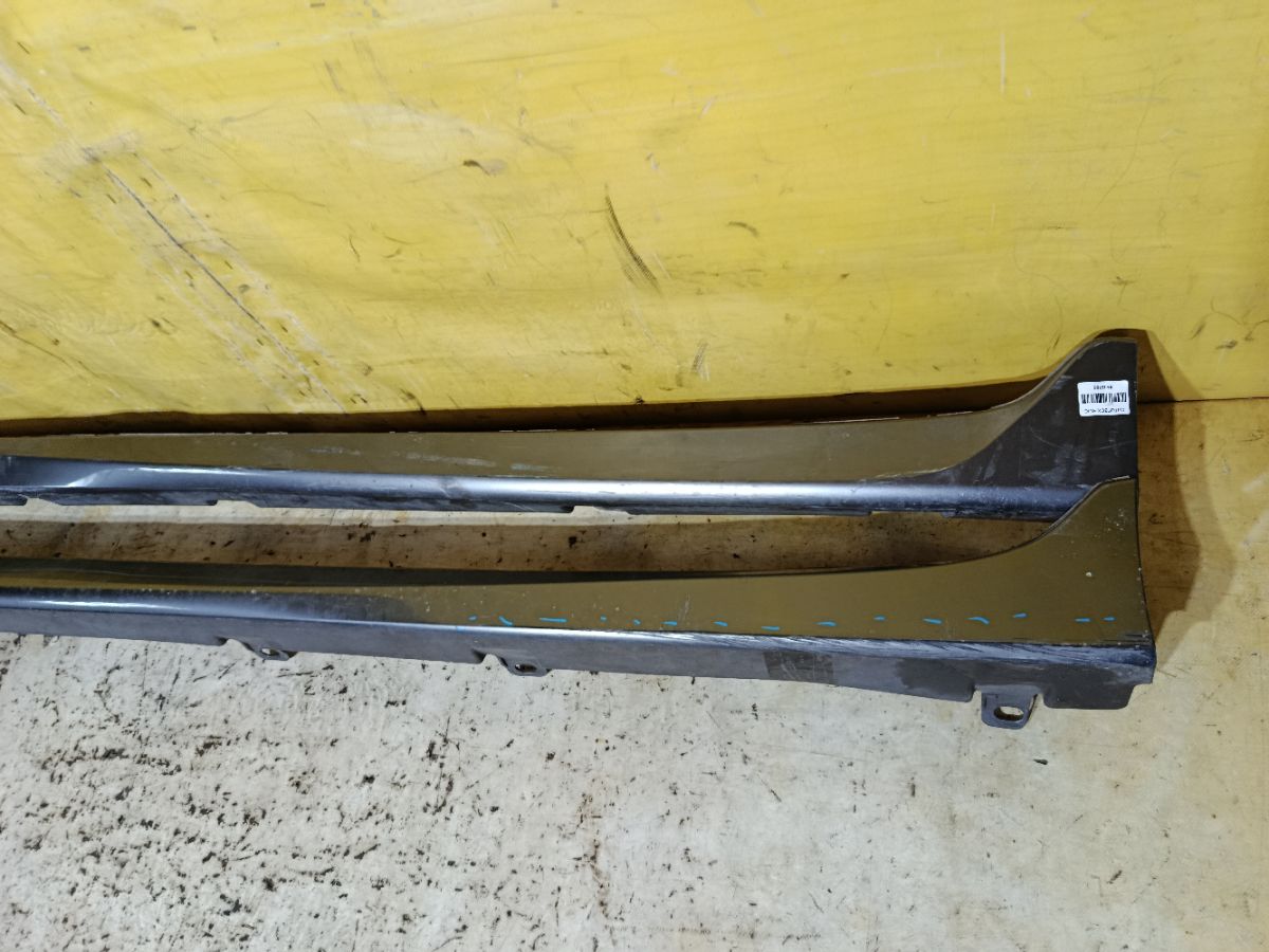 Порог кузова пластиковый ( обвес ) на Nissan Note E12 Фото 1