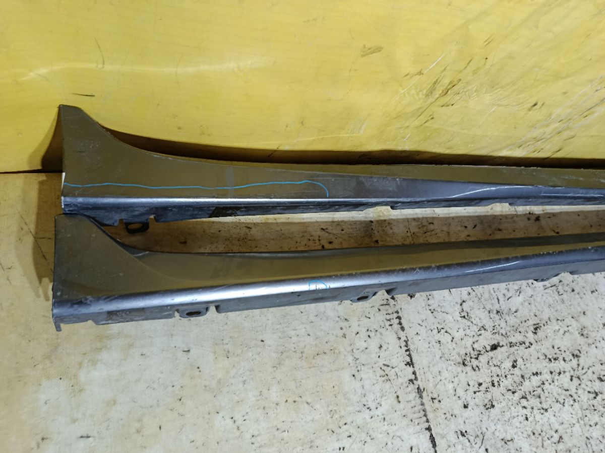 Порог кузова пластиковый ( обвес ) на Nissan Note E12 Фото 2