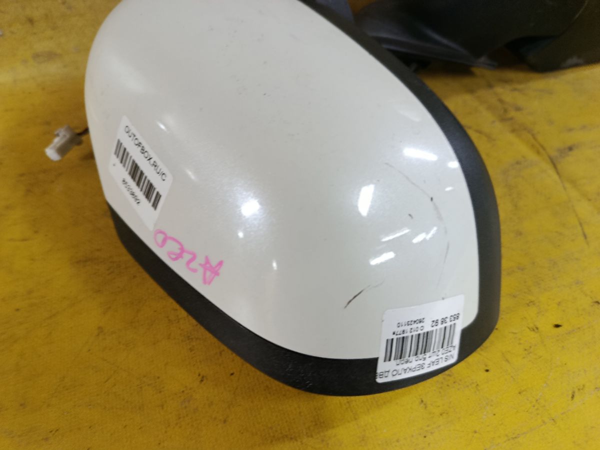 Зеркало двери боковой на Nissan Leaf AZE0 Фото 2