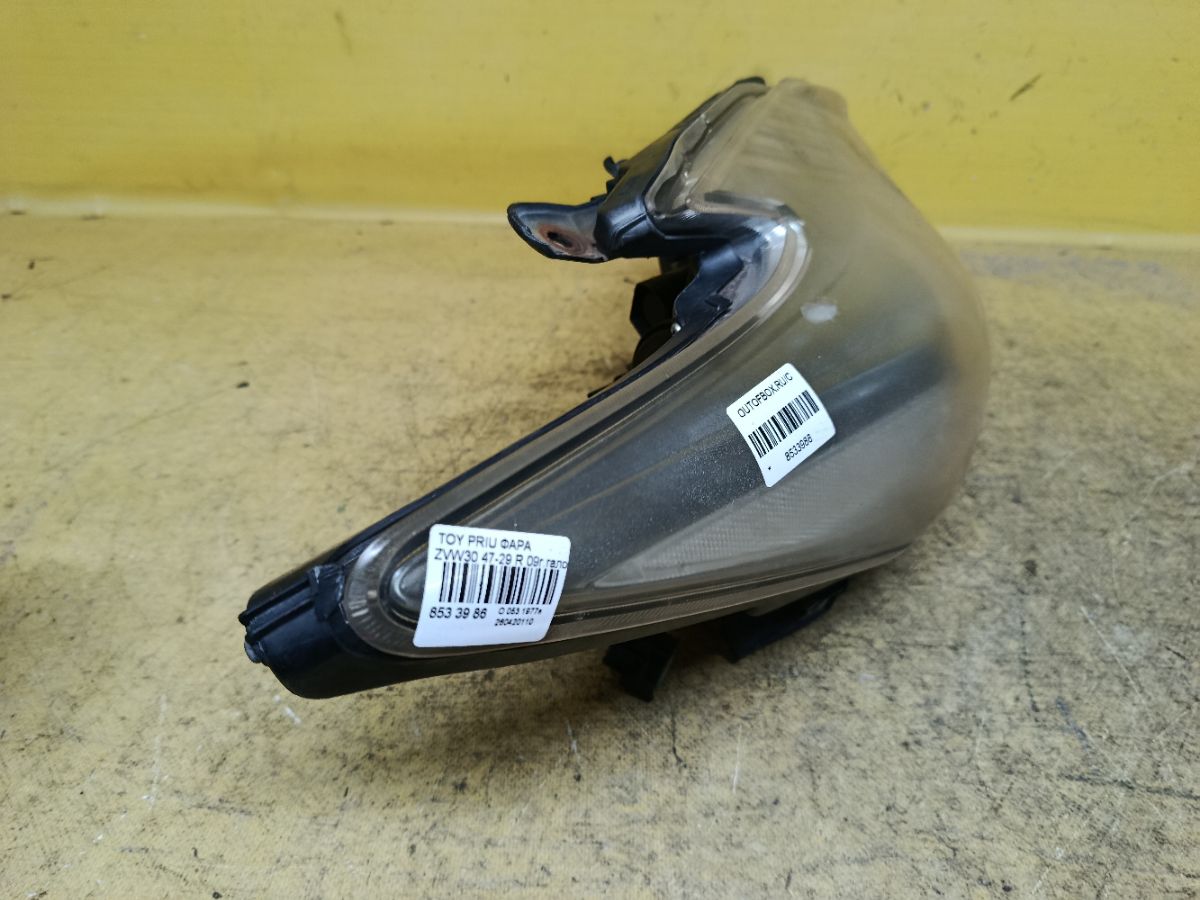 Фара 47-29 47-29,212-11P6-LDEM7 R на Toyota Prius ZVW30 Фото 2