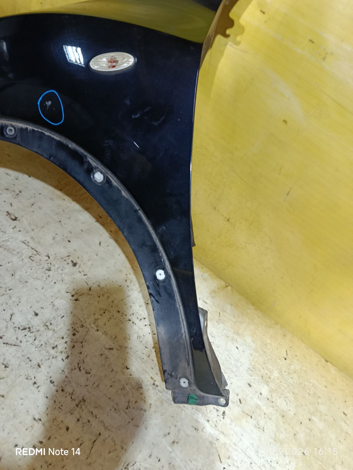 Крыло переднее DS10193AL, F3101-1KKMA на Nissan Juke YF15 Фото 6