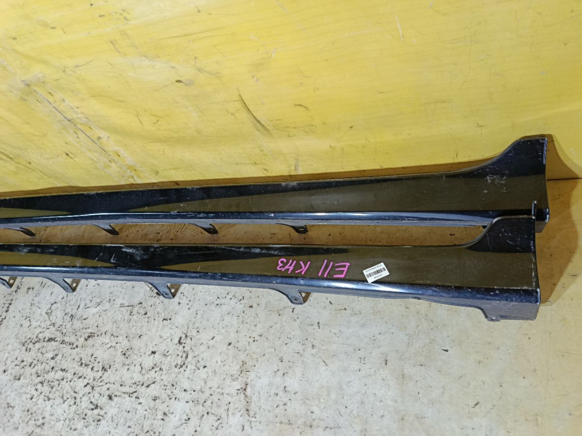 Порог кузова пластиковый ( обвес ) на Nissan Note E11 Фото 1