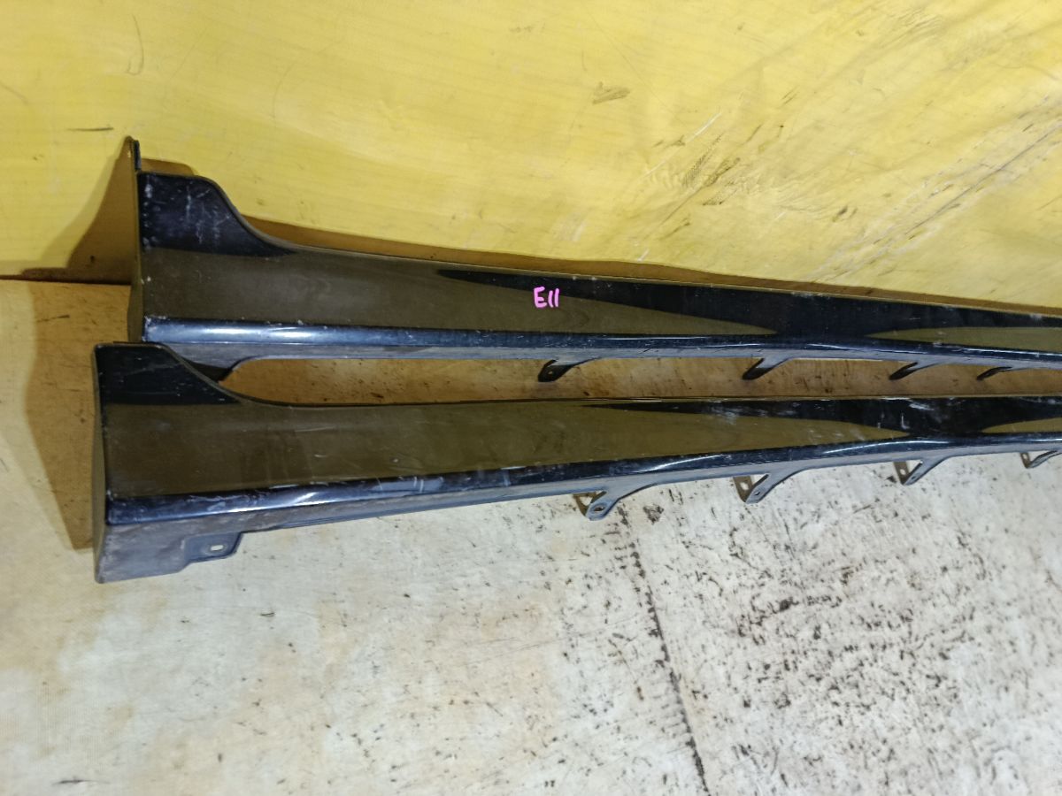 Порог кузова пластиковый ( обвес ) на Nissan Note E11 Фото 2