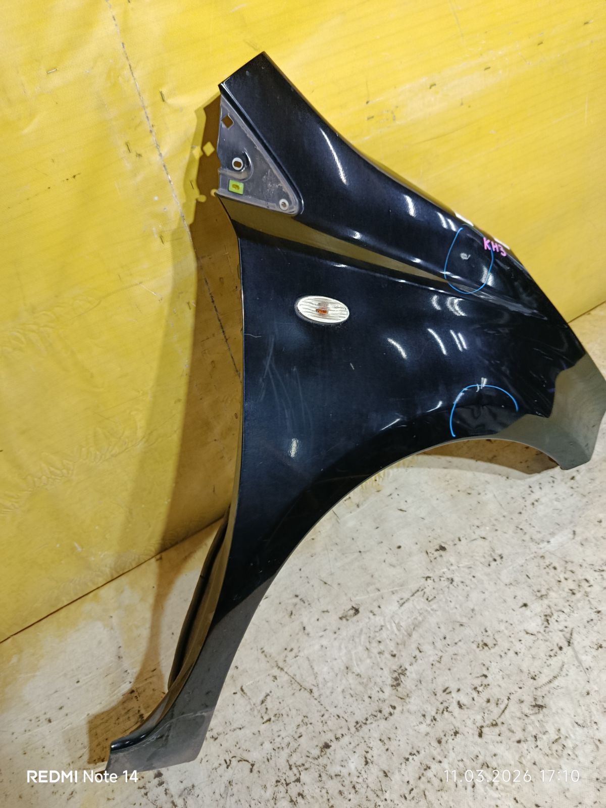 Крыло переднее на Nissan Note E11 Фото 8