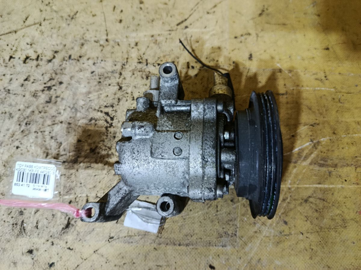 Компрессор кондиционера 447280-3212 на Toyota Passo KGC30 1KR-FE Фото 3