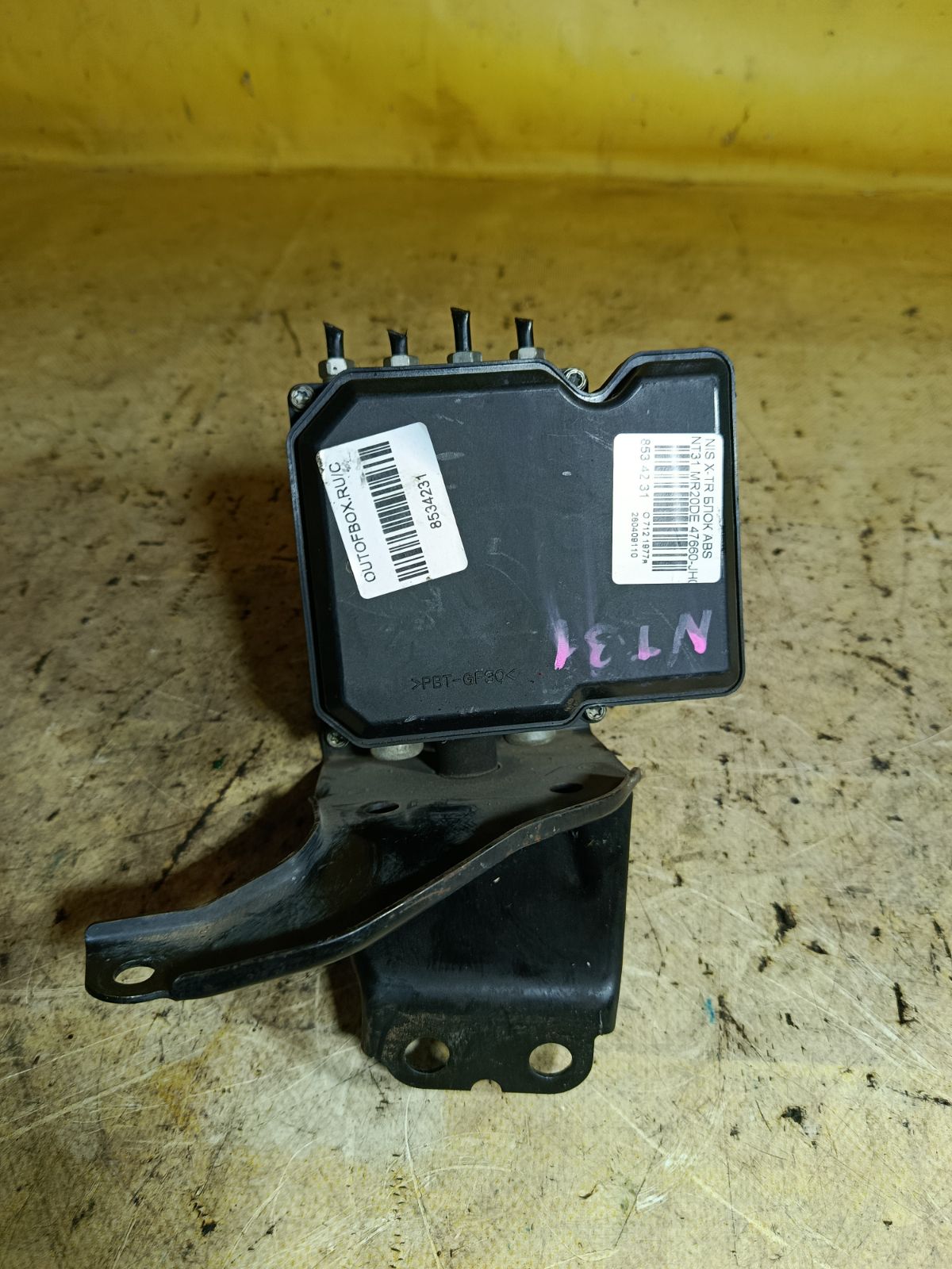 Блок ABS 47660-JH01D на Nissan X-Trail NT31 MR20DE Фото 5