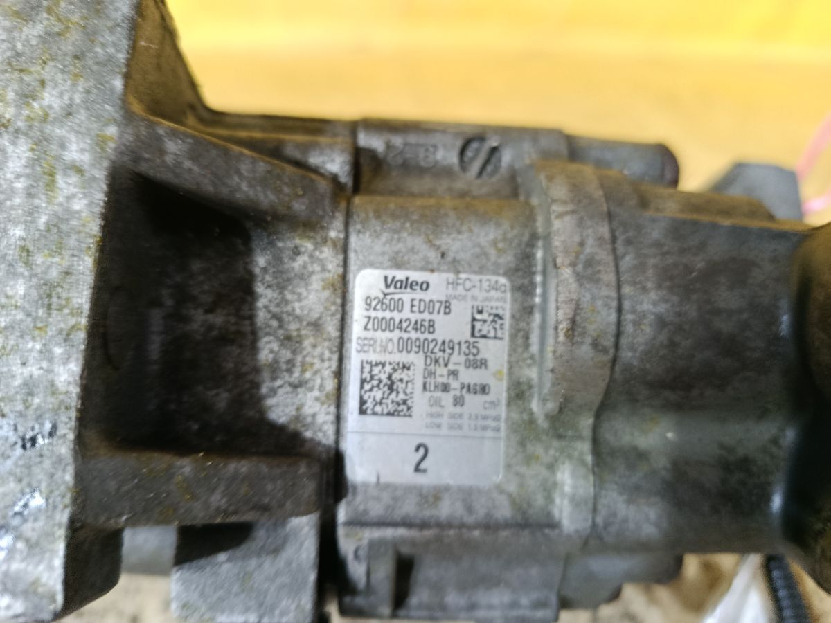 Компрессор кондиционера 92600-ED07B на Nissan Tiida C11 HR15DE Фото 4