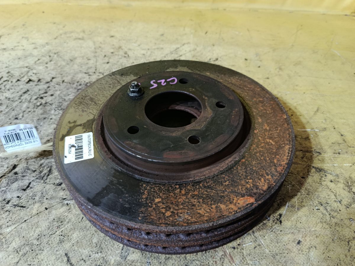 Тормозной диск 40206-CY00A на Nissan Serena C25 MR20DE Фото 3