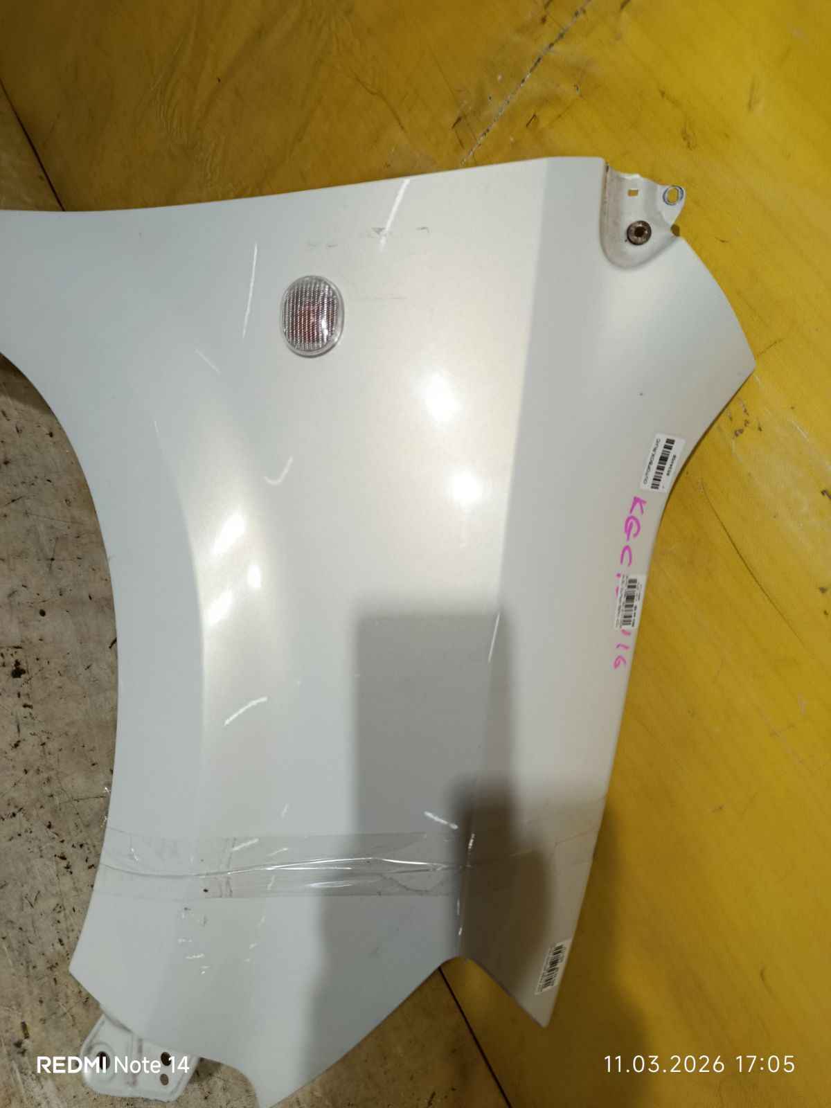 Крыло переднее 261302, 53811-B1010, 53811B1010, 53811B1020, GDFN0056R, STTYD10161, TY10248AR на Toyota Passo KGC10 Фото 4